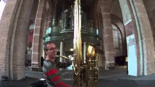 J'Elle Stainer subcontrabass sax vs Holtgr&auml;ve organ