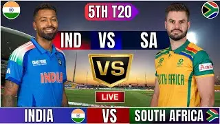 🔴 Live IND Vs SA T20 Match | Live Cricket Match Today| IND vs SA 5th T20 Live 2nd innings #livescore