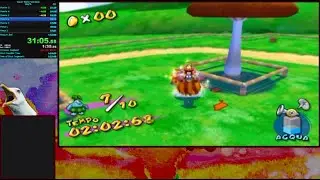 Super Mario Sunshine any% Speedrun in 1:28:57