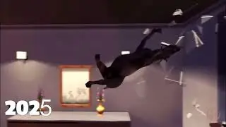 Evolution of goat simulator trailer 2018-2027 part 4