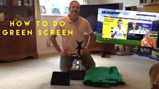 How to Make and Edit Green Screen YouTube Videos using only 2 IPads, &pound;5 Green Screen and 2 Apps