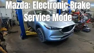 Mazda: Electronic Brake Service Mode
