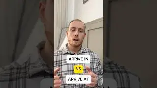 ARRIVE IN или ARRIVE AT? Как правильно использовать? #английский #английскийязык #английскаялексика