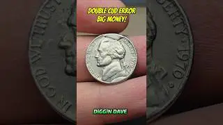 Double CUD ERROR! #coins #coinrollhunting #nickels #coincollecting #coin