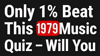 Only 1% Beat This 1979 Music Quiz — Will You?