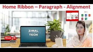 Microsoft - Home Ribbon &ndash; Paragraph - Alignment