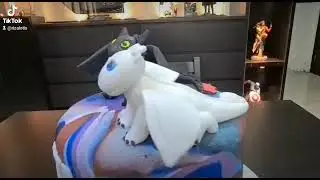 How To Train Your Dragon Cake / Toothless Cake Topper / Light Fury Cake Topper