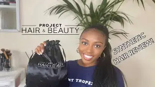SYNTHETIC PONYTAIL REVIEW | FT PROJECT HAIR & BEAUTY
