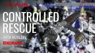 MU16 Rebar cutter in search and rescue equipment for Morandi bridge collapse operations