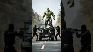 Indian Hulk vs Terrorists 😱 | Border Hero Turns Beast | #ai #hulk #terrorist #terroristattack