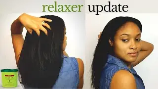 relaxer stretch results.... relaxer update hair growth journey length check | relaxedafro