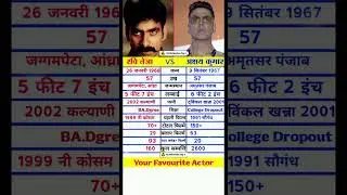 Ravi Teja vs Akshay Kumar Biography Lifejourney Than and Now #bollywood #akshaykumar #raviteja