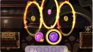 [Super Mario Run] World 5-4: Rings of Fire! purple coin run