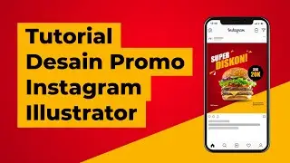 Tutorial Desain Feed Instagram Food Promo- Free Download Template