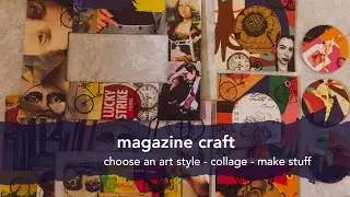 Журнал Craft - Дизайн прессы Espresso #коллаж #magazinepaperrcrafts #papercraft