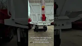 Four-axle rear dump #semitrailer #trailer