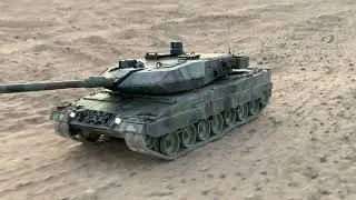 Henglong 1/16 RC Leopard 2 A6 - Test Run