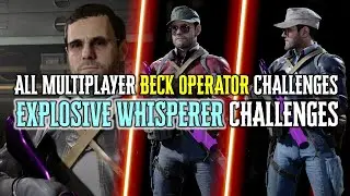 ALL BECK OPERATOR MISSIONS Black Ops Cold War (All 4 Explosive Whisperer CHALLENGES) Season 1