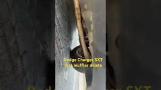 Dodge Charger SXT rear muffler delete