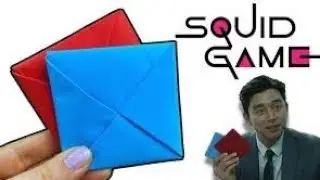 How to make ddakji card flipping game|origami DiY