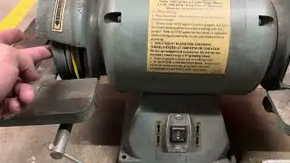 Central Machinery Carbide Tool Grinder Test