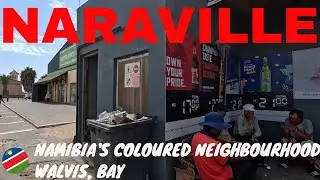 Exploring NARRAVILE a coloured neighbourhood in Namibia Walvis Bay. #africatravel #namibiatravel