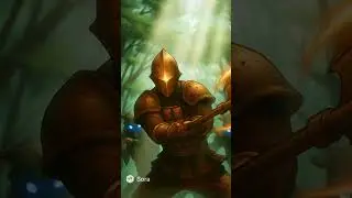 Battle with Greydwarfs from Valheim in anime style