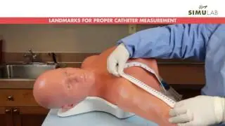 Simulab's PICCLineMan a PICC (Peripheral Inserted Central Catheter) Training Solution
