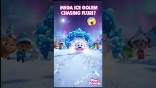 Nooo! Mega Ice Golem Chasing Fluri?! 🧊😨💥#animation