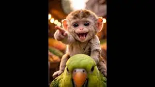 poor monkey and popat - #viralvideo #shorts