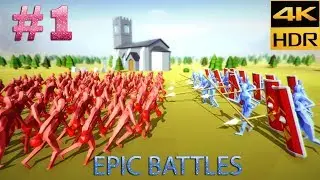 Totally Accurate Battle Simulator unity First Look! Gameplay FUN GAME BEST 2019  4K PC GAME