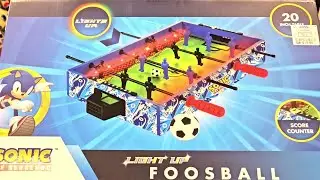 SONIC THE HEDGEHOG LIGHT UP FOOSBALL Shop with us at ROSS!!!