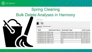 Episode #43 - Spring Cleaning - Bulk Delete Analyses in Harmony