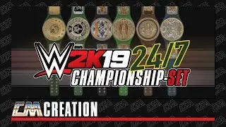 WWE 2K19 WWE 24/7 CHAMPIONSHIP-SET | CREATION | CatchoMania