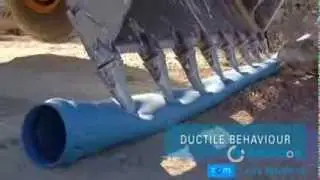 Oriented PVC pipes: Rough treatment - Molecor