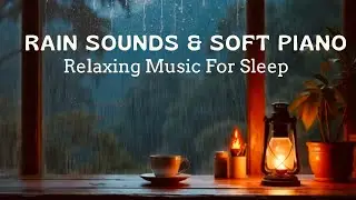 🌧Soothing Rain + Piano for a Restful Night | Relax & Meditate Before Sleep