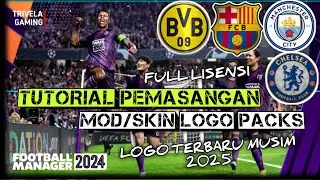 TUTORIAL FOR INSTALLING/UPDATE MOD SKIN LOGO PACKS FOR FOOTBALL MANAGER 2024 TEAM FULL LICENSE ‼️...