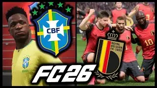 FC 26: How To Play With BRAZIL & BELGIUM! 🇧🇷🇧🇪 (Full National Teams Guide)