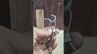 Simple tips⁉️steel wire bonding tips with bolts #ideas #knot #tips