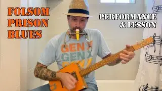 Урок игры на кантри-блюзе и казу по песне Folsom Prison Blues