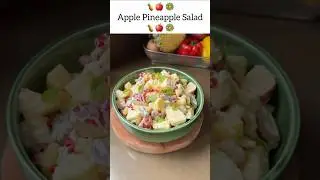 Pen Pineapple apple salad #healthy #navratre #navratra #salads