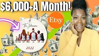 Зарабатывайте более 6000 долларов в месяц с этим дизайном! *Q4* Etsy Print On Demand Success 2023