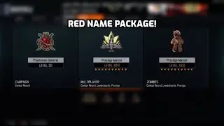 BO3 RED NAME MODDED ACCOUNT PS4/PS5 | Cheap prices & no ban