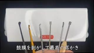 【ASMR】Peeling Off the Eardrums with SR3D &mdash; Ear Cleaning Using Only a Stainless Steel Ear Pick