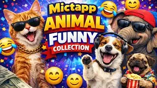 Part 16: Funniest Elephant, Cat, & Dog Dubbing Comedy | Funny Animals Tamil Collections #mictappa