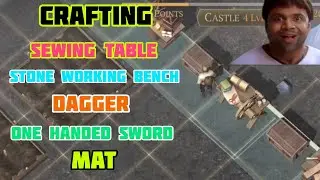 😀 Grim soul crafting and building sewing table stone working bench dagger mat one handed sword 👌