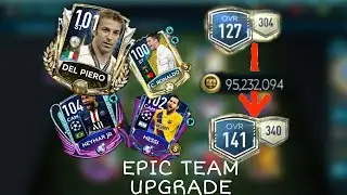 EPIC TEAM UPGRADE👍!!!..95 MILLIONS BURNED🔥!!!!..GAINED 14 OVR😱😱