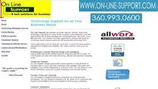On Line Support computer, internet, phone consulting for Washington and the Northwest