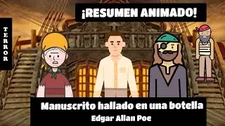 Resumen Manuscrito hallado en una botella, Edgar Allan Poe (audiolibro animado)