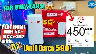 PLDT Home WiFi H155-382 Quick Unboxing and Speed Test Review using TNT UNLI DATA 599! SULIT NGA BA?